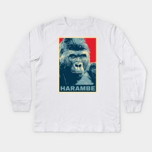 Harambe Kids Long Sleeve T-Shirt